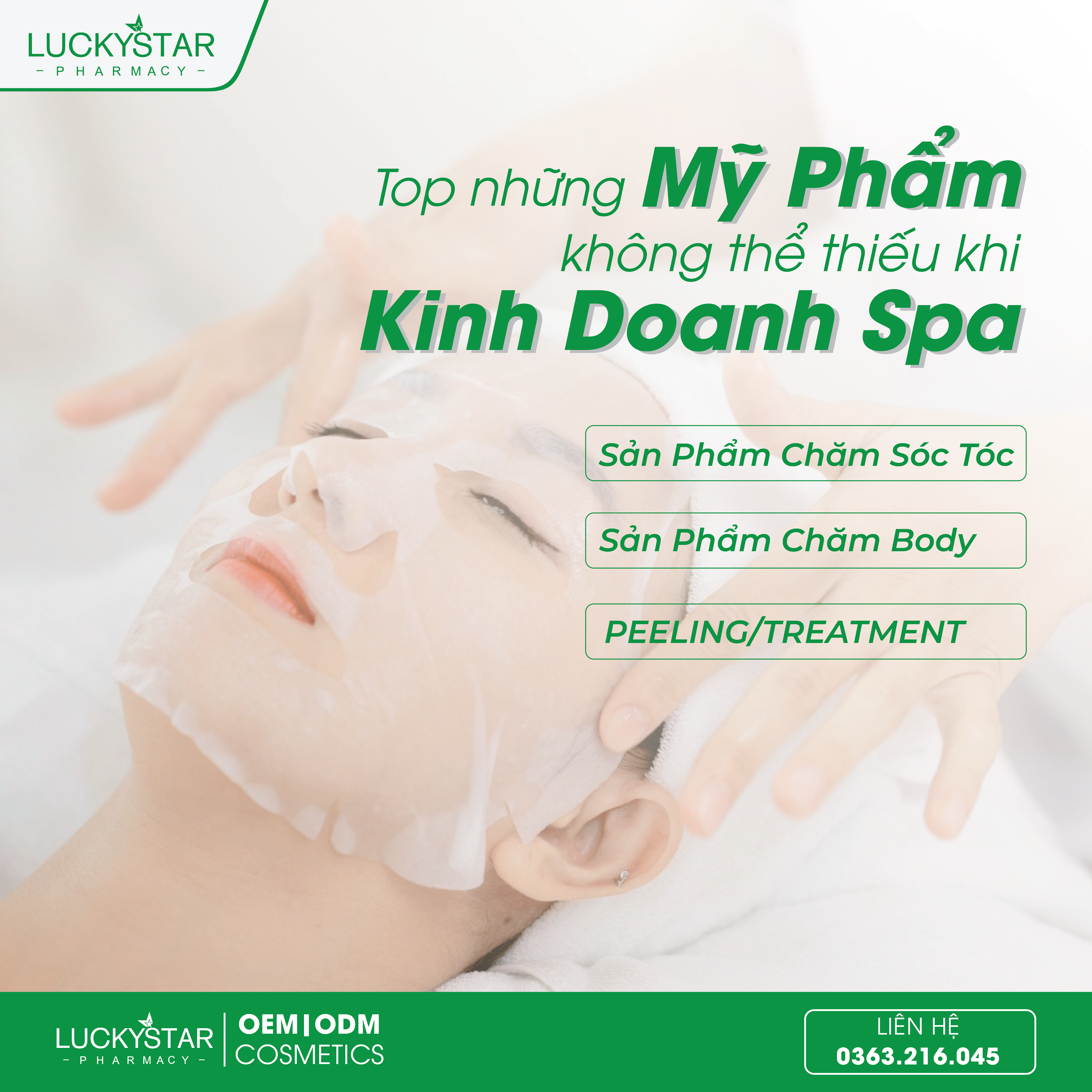TOP NHỮNG MỸ PHẨM KHÔNG THỂ THIẾU KHI KINH DOANH SPA